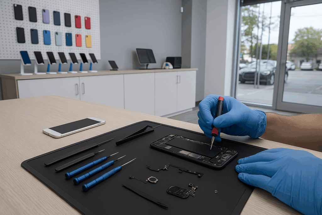 Repair the mobile phone